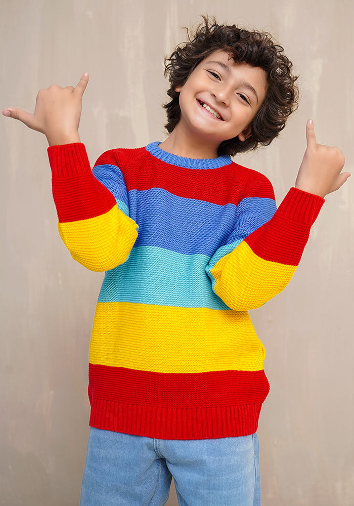 Cotton Viscose Sweater - Wear Ochre