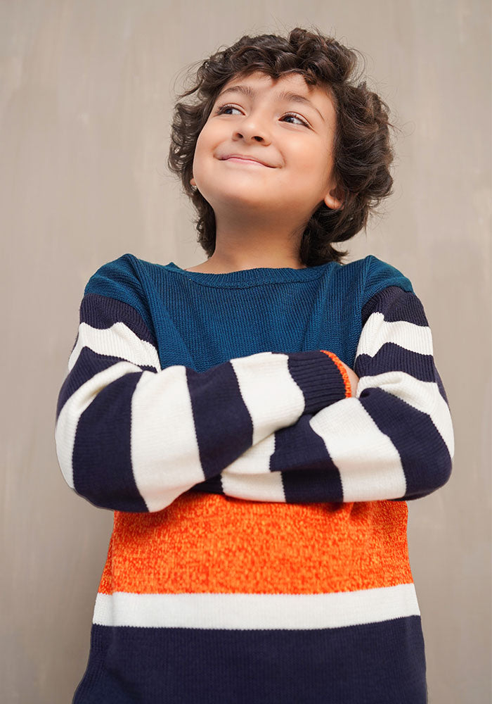 Cotton Viscose Sweater - Wear Ochre