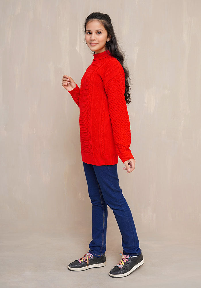 Cotton Viscose Sweater - Wear Ochre