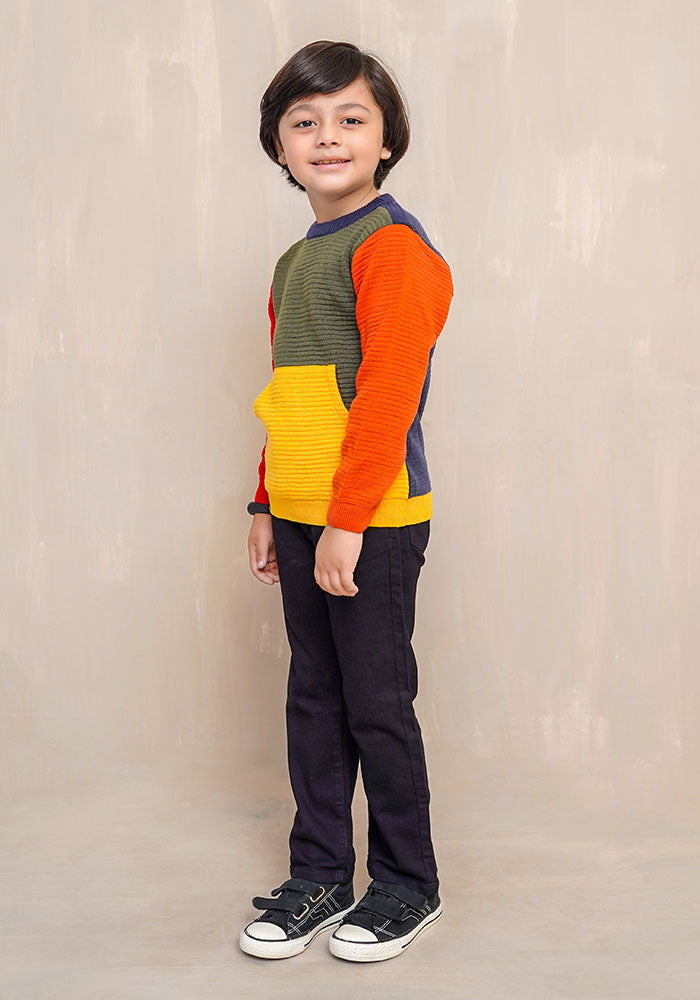 Cotton Viscose Sweater - Wear Ochre