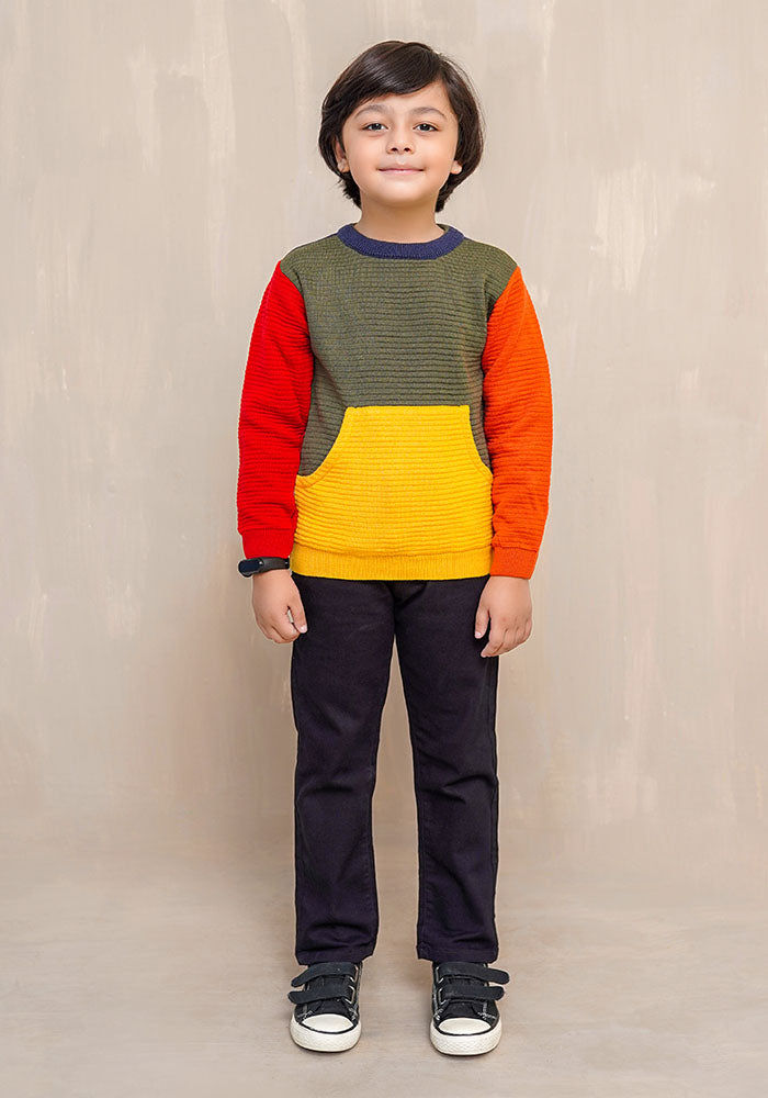 Cotton Viscose Sweater - Wear Ochre