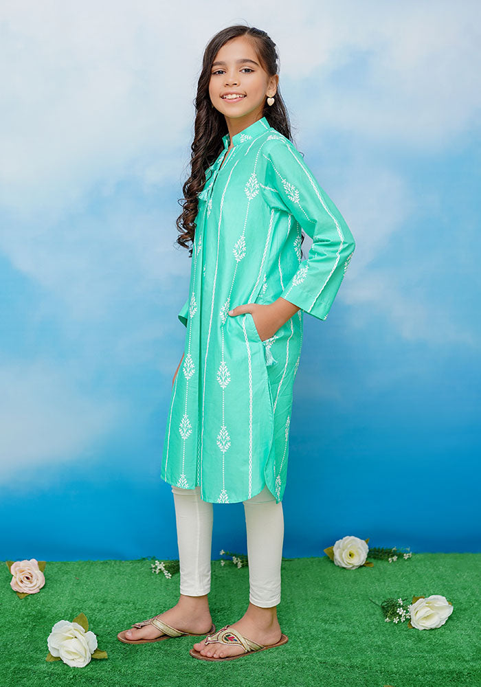 Cotton Printed Kurta - Wear Ochre