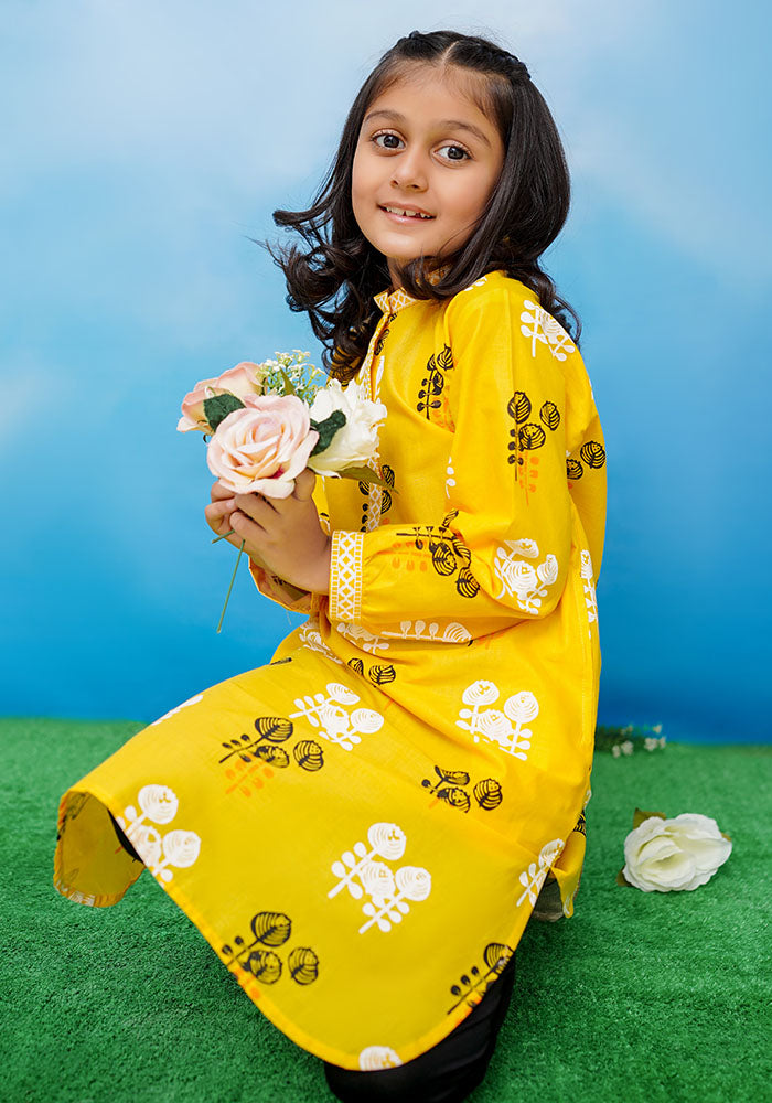 Cotton Printed Kurta - Wear Ochre