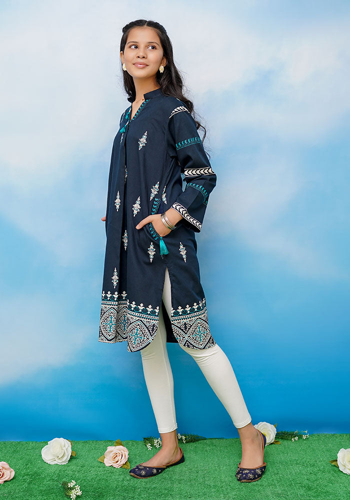 Cotton Printed Kurta - Wear Ochre