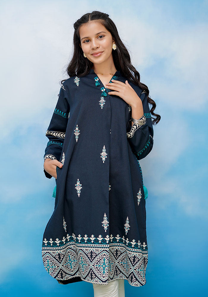 Cotton Printed Kurta - Wear Ochre