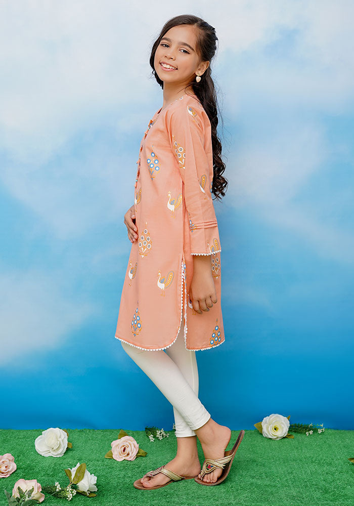 Cotton Printed Kurta - Wear Ochre