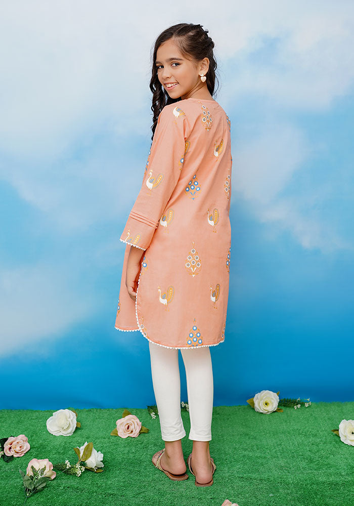 Cotton Printed Kurta - Wear Ochre