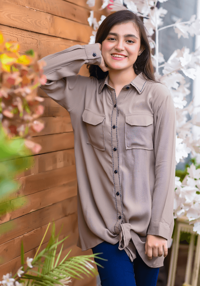 Georgette Top - Wear Ochre