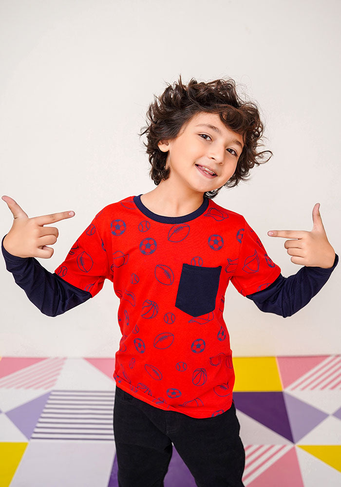 Printed T-Shirt - Wear Ochre