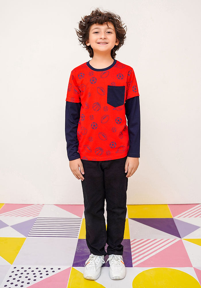 Printed T-Shirt - Wear Ochre