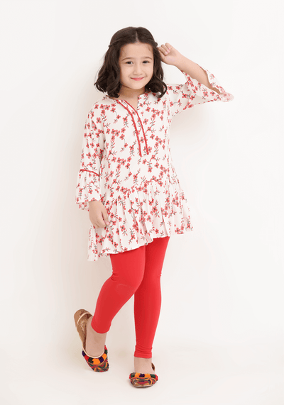 Linen Printed Top