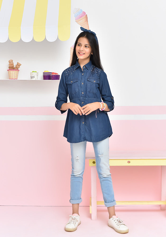 Denim Top - Wear Ochre