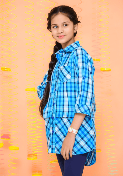 Cotton Chequered Top