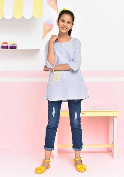 Cotton Embroidered Top