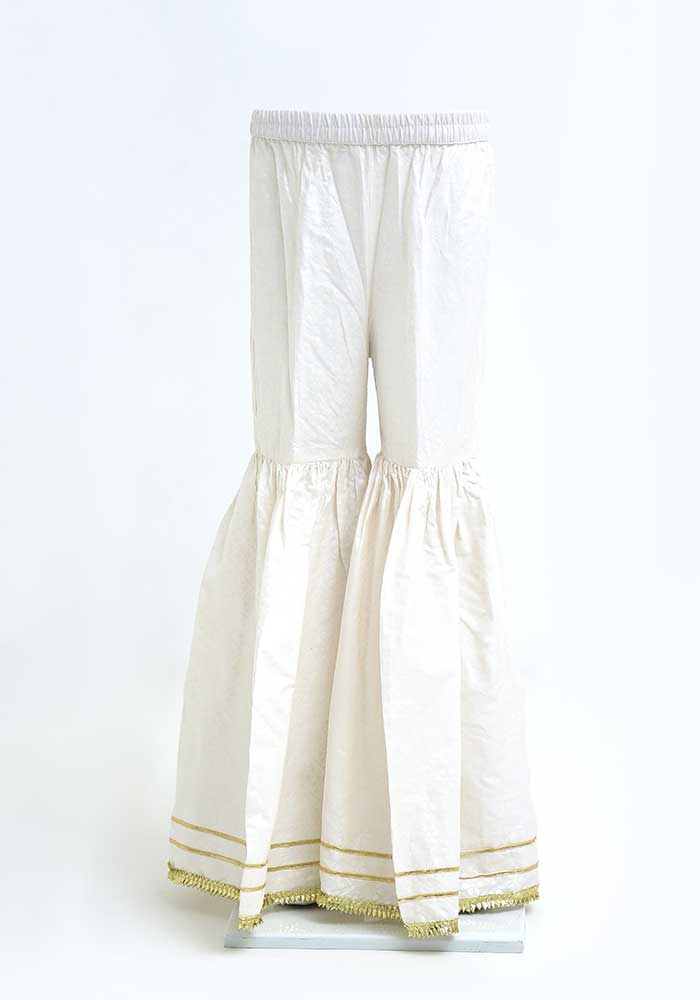 Cotton Printed Gharara - Wear Ochre