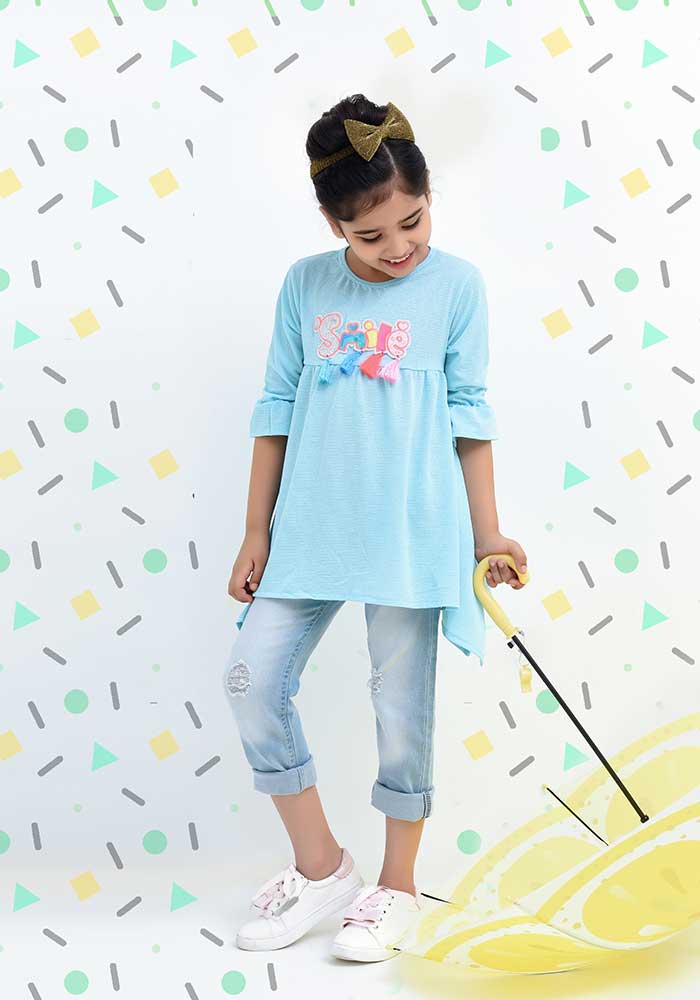 Girls Jersey Top - Wear Ochre