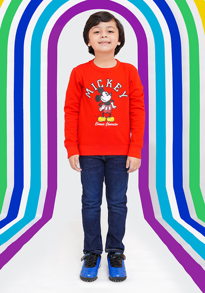 Fleece Printed Sweatshirt