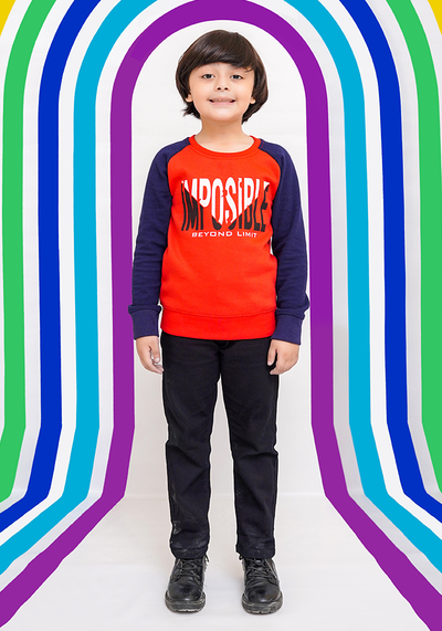 Fleece Printed Sweatshirt