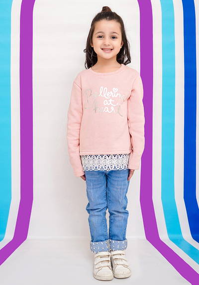 Terry Printed Sweatshirt