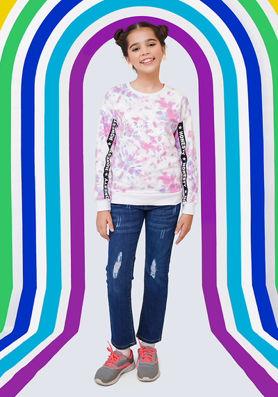 Terry Printed Sweatshirt