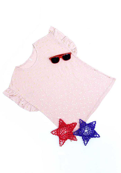 Pink Printed T-Shirt Only