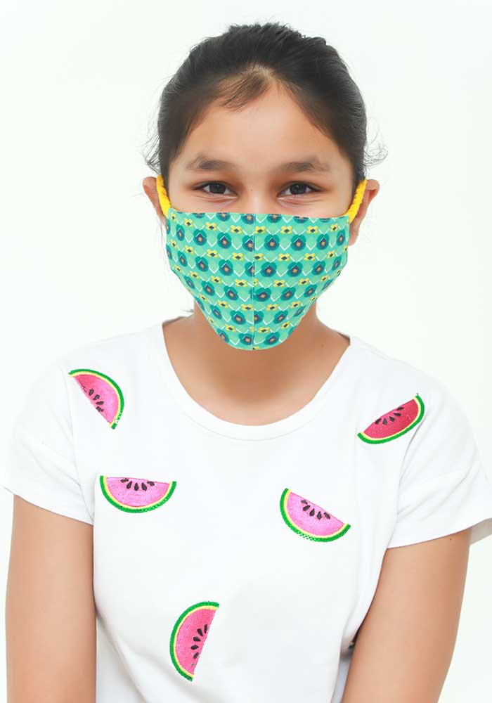 Printed Cotton Mask - Wear Ochre