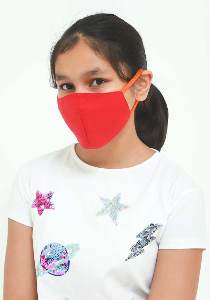 Red Cotton Mask - Wear Ochre