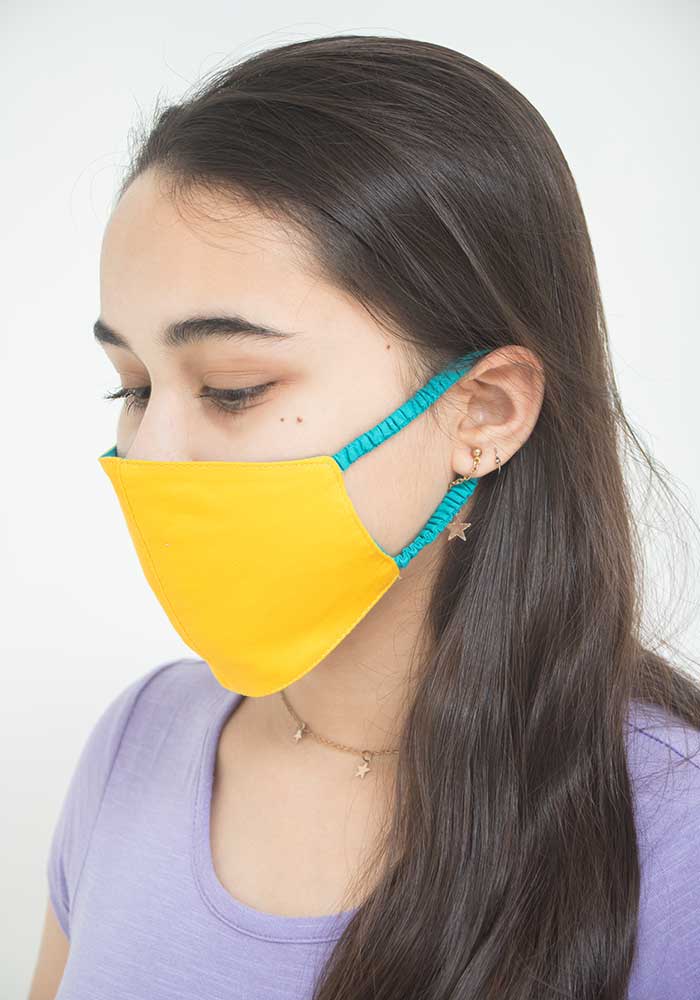 Yellow Cotton Mask - Wear Ochre