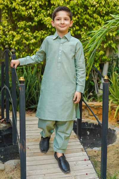 Chambray Cotton Kurta Shalwar