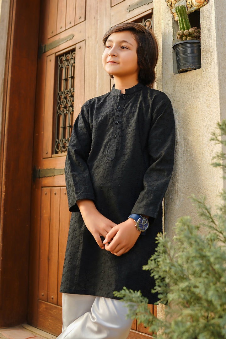 Chikankari Kurta + Trouser - Wear Ochre