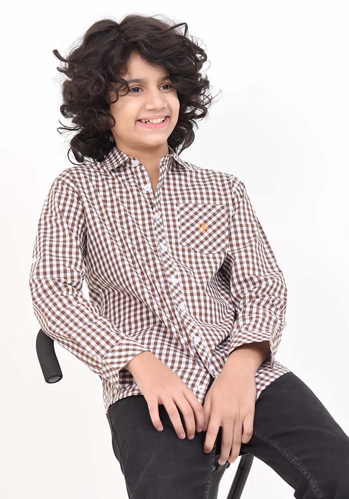 Boys Shirt - Wear Ochre