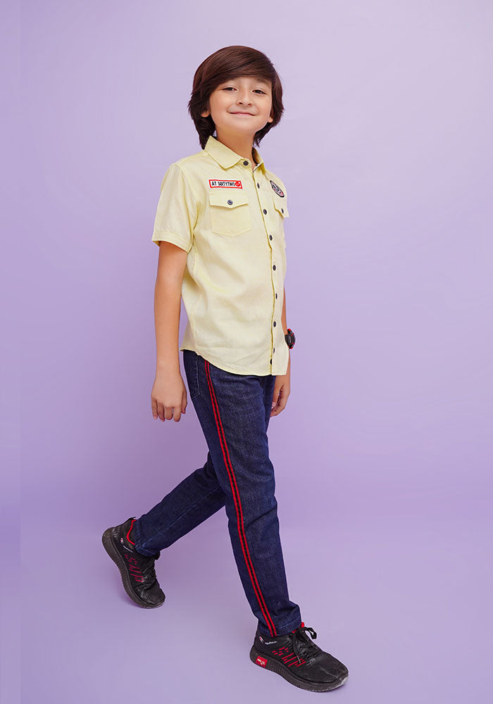 Chambray Cotton Shirt - Wear Ochre