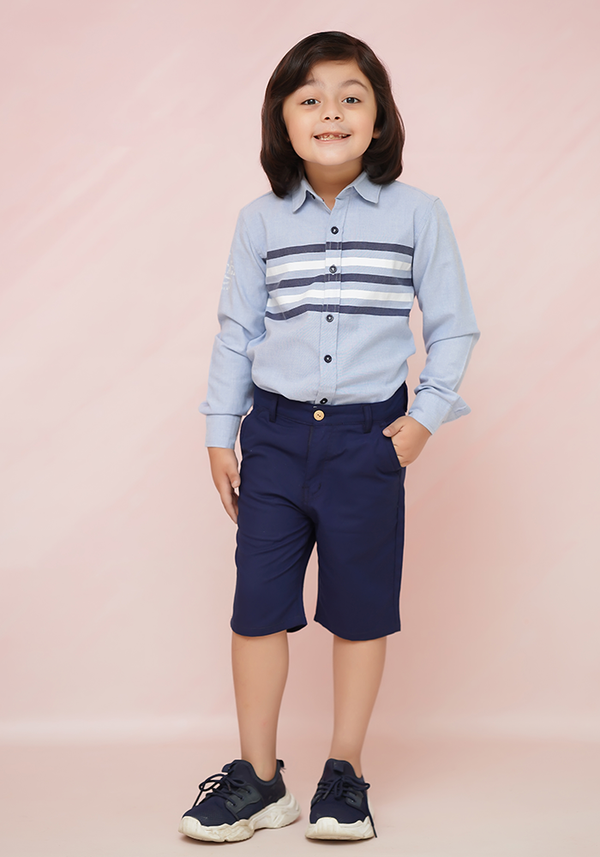 Chambray Cotton Shirt - Wear Ochre