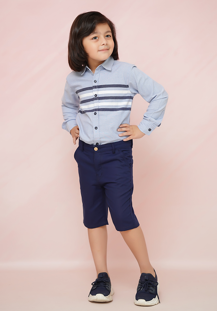 Chambray Cotton Shirt - Wear Ochre