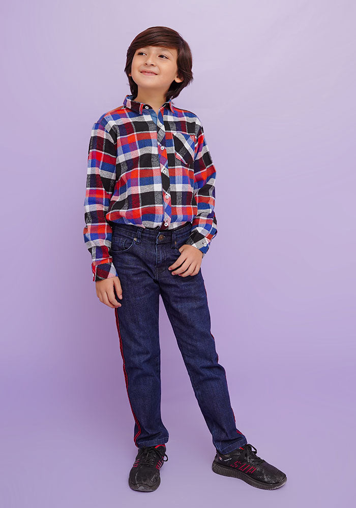 Flannel Chequered Shirt - Wear Ochre