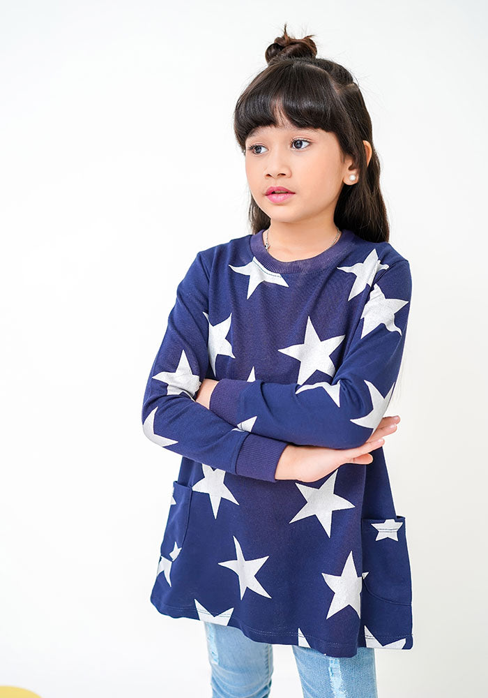 Terry Printed Top - Wear Ochre