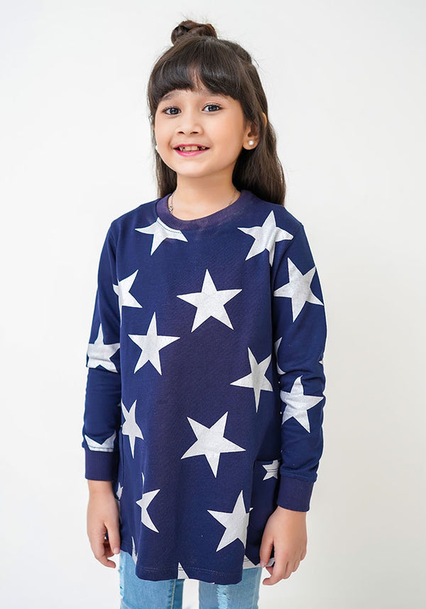 Terry Printed Top - Wear Ochre