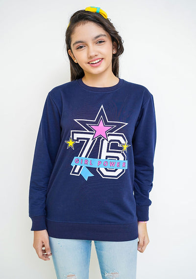 Terry Printed Sweatshirt