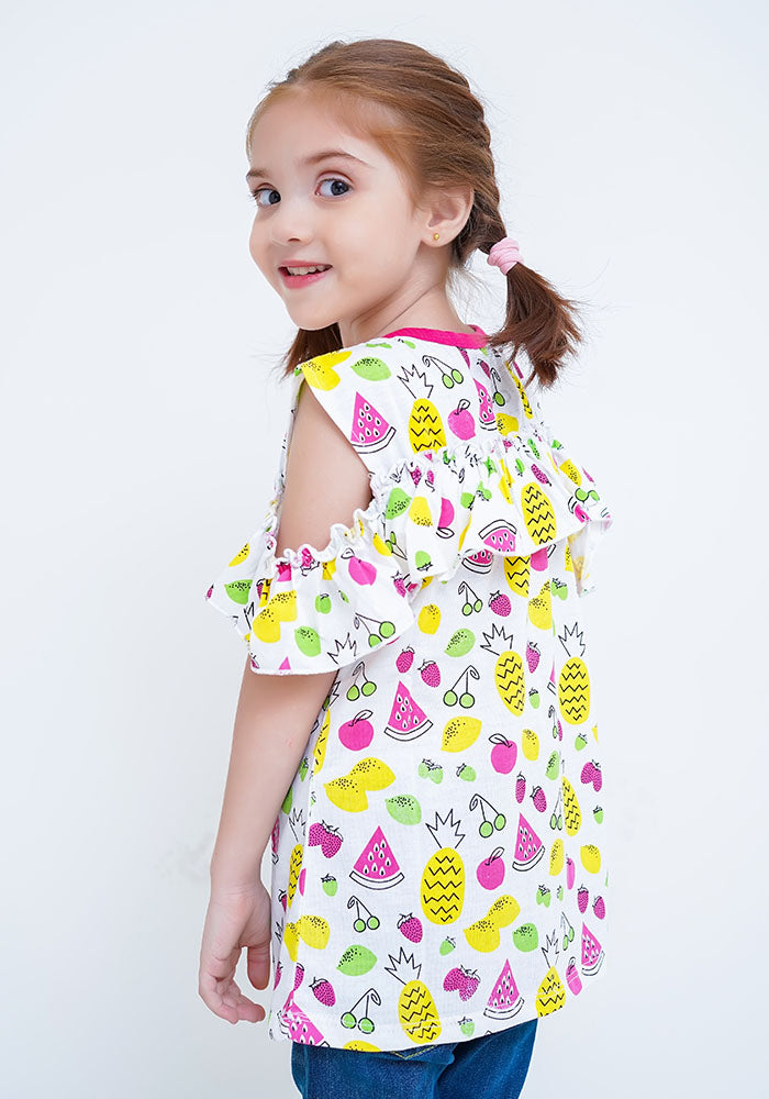 Girls Jersey Top - Wear Ochre
