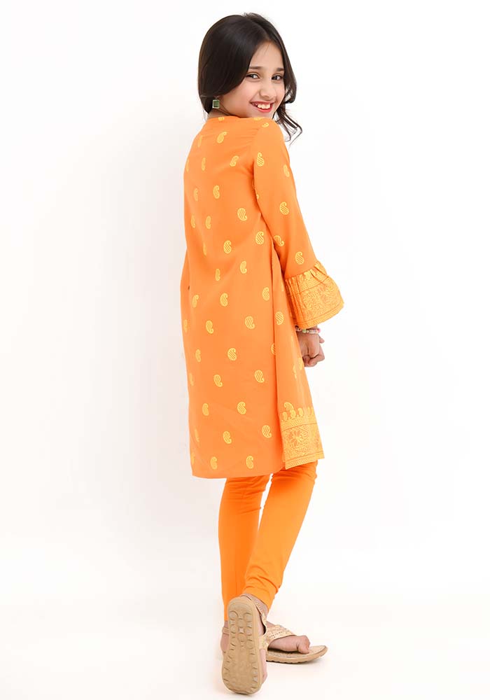 Cotton Printed Kurta - Wear Ochre