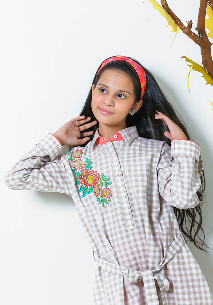 Cotton Embroidered Top - Wear Ochre