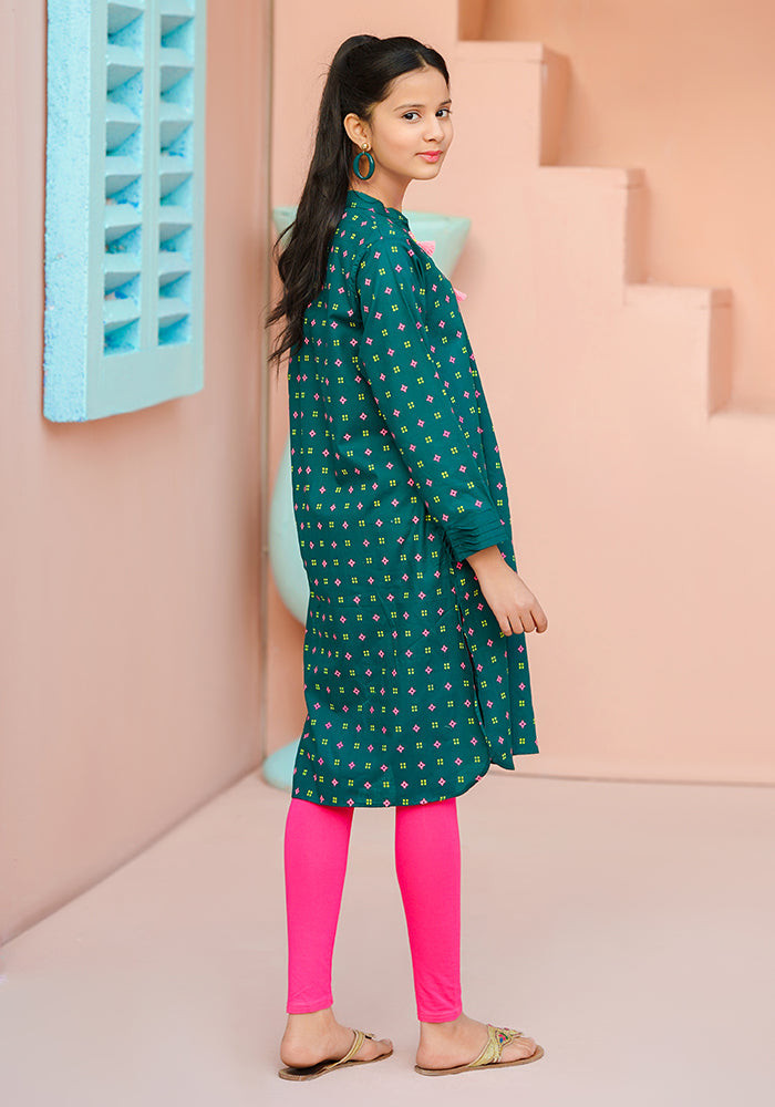 Cotton Printed Kurta - Wear Ochre