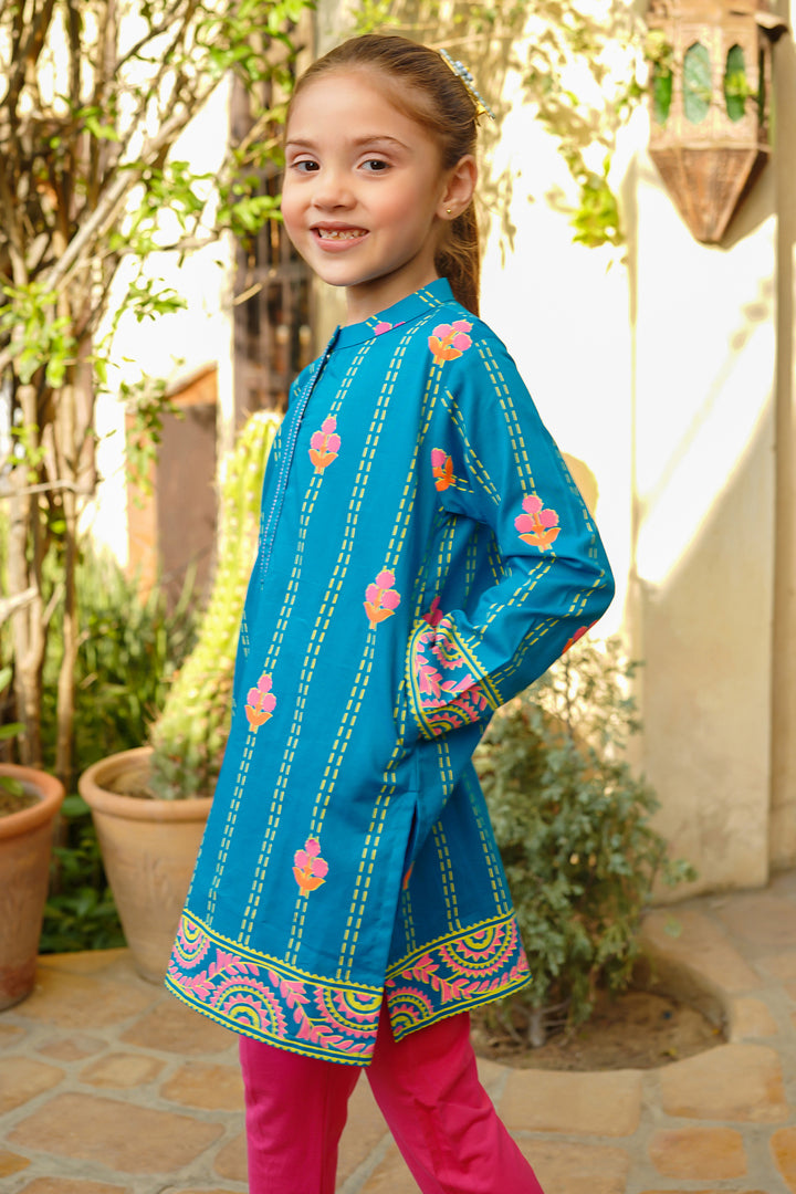 Cotton Printed Kurta - Wear Ochre