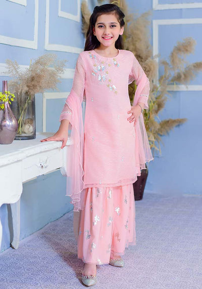 Organza Hand Work 3 Pc Suit