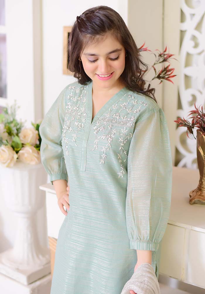 Missouri Hand Work 3 Pc Suit - Wear Ochre