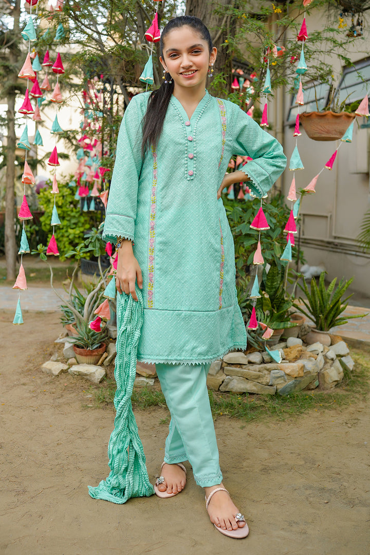Chikankari Embroidered 3 Pc Suits - Wear Ochre
