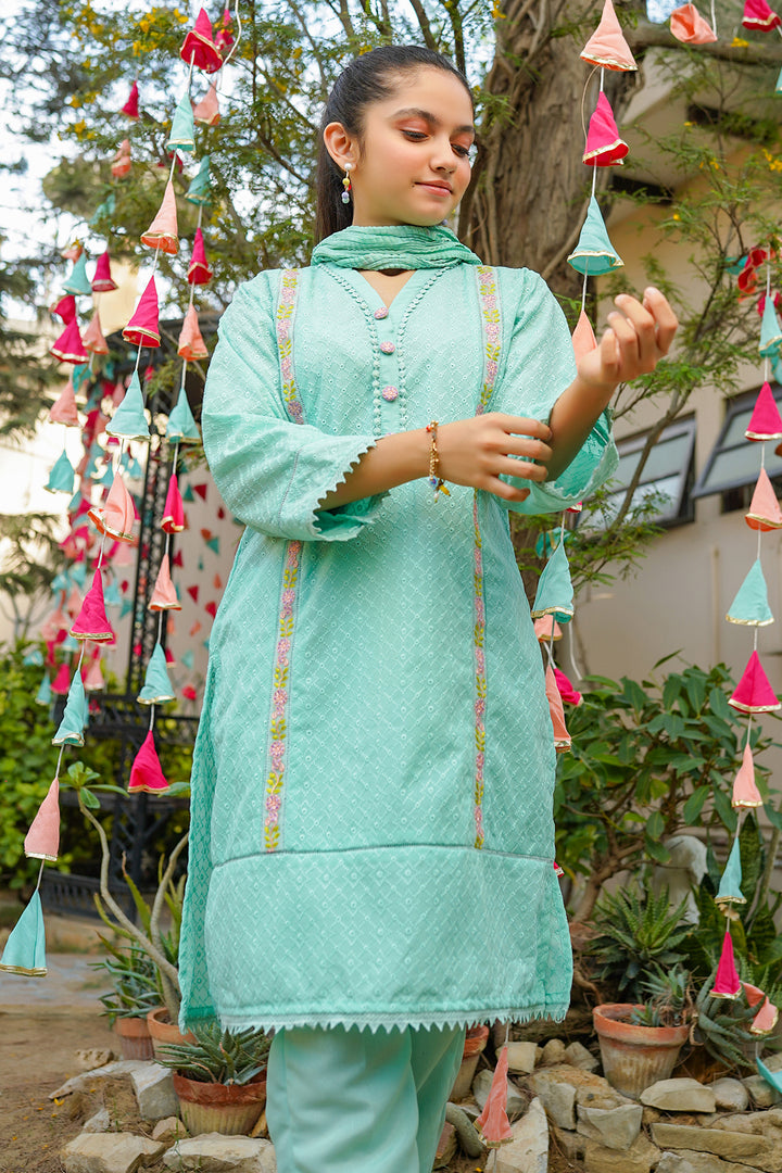 Chikankari Embroidered 3 Pc Suits - Wear Ochre