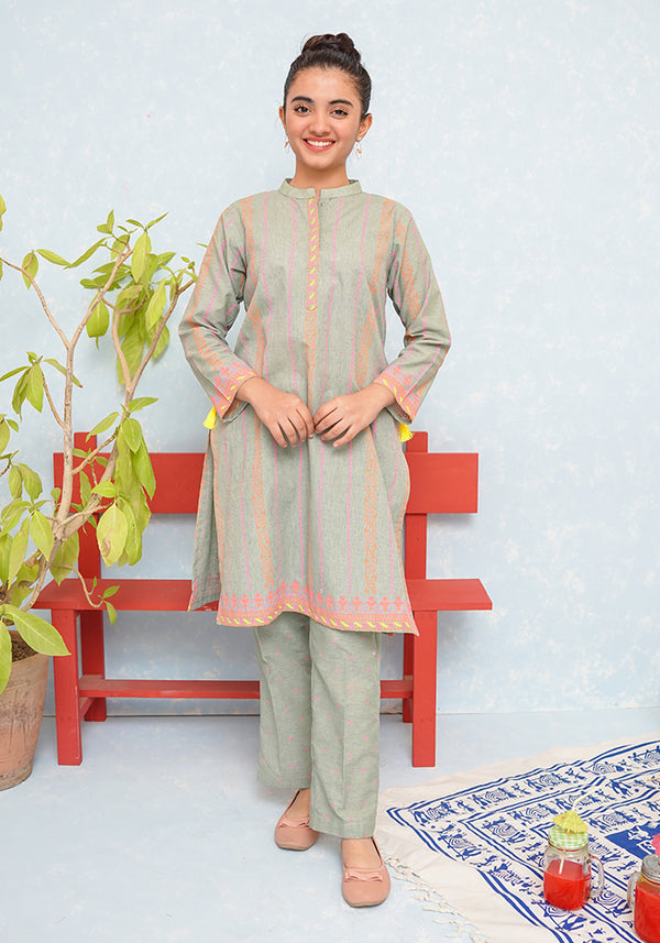 Cotton Chambray Printed Co-ords