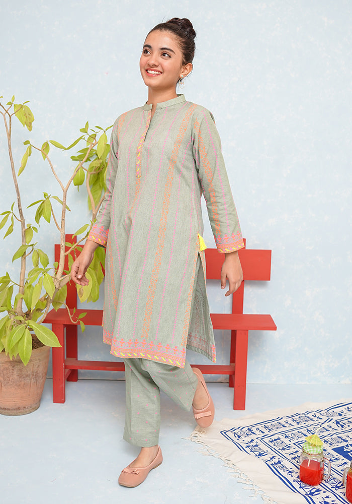 Cotton Chambray Printed Co-ords - Wear Ochre
