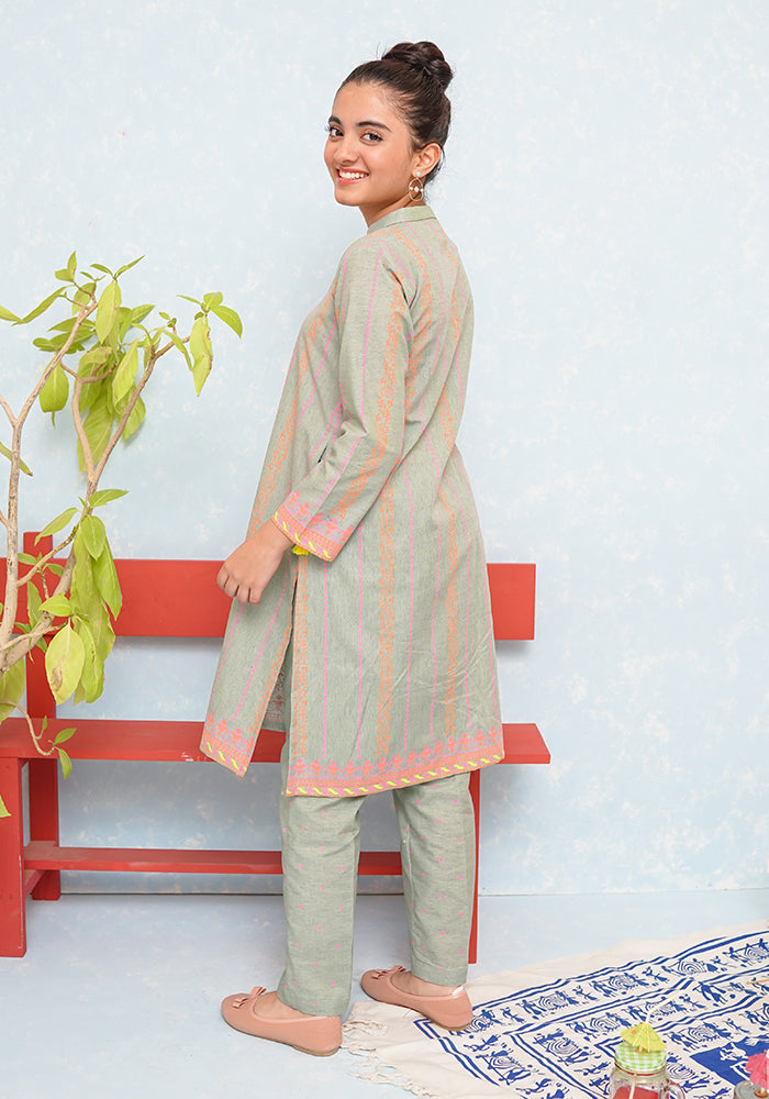 Cotton Chambray Printed Co-ords - Wear Ochre